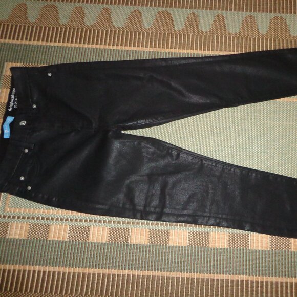 NWOT 7 for all mankind the high waist ankle skinny Jeans 27 Black Stretch - Picture 1 of 14